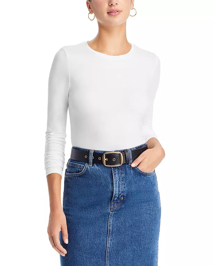 Soft Touch Flat-edge Long Sleeve Crew