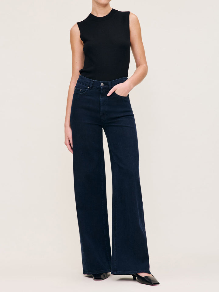 Hepburn Wide Leg High Rise 32" Jeans