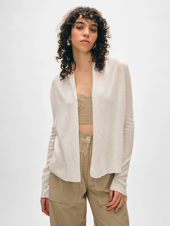 Cashmere Mini Trapeze Cardigan