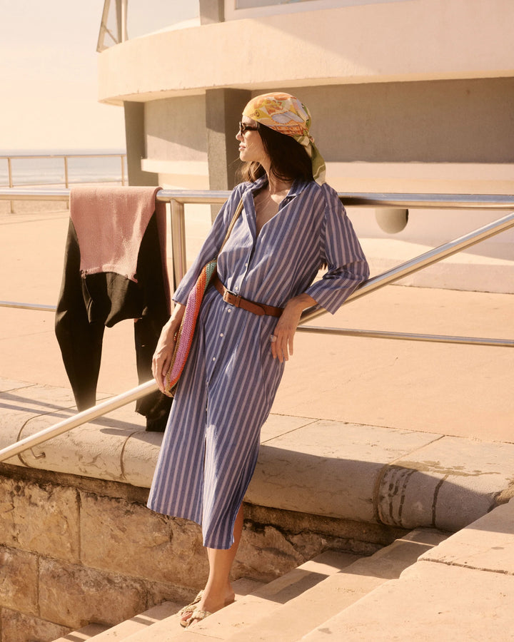 Rune Stripe Shirt Dress