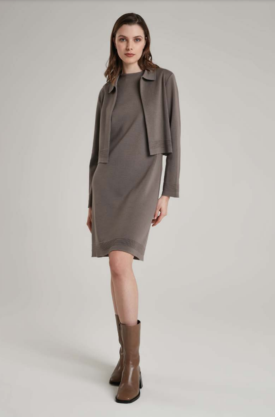 Sleeveless Knit Dress in Merino Wool