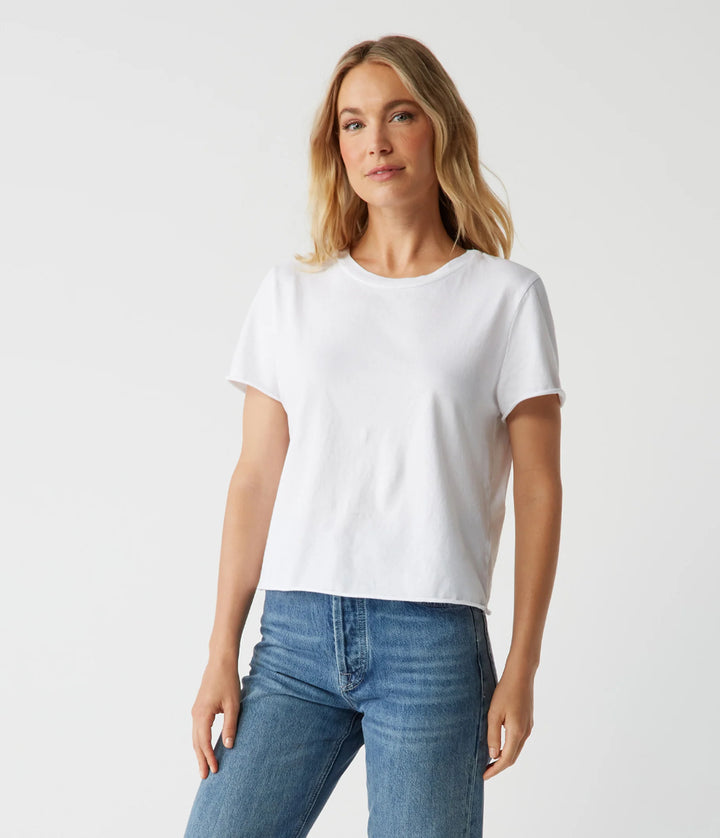 Jackie Crewneck Tee - White