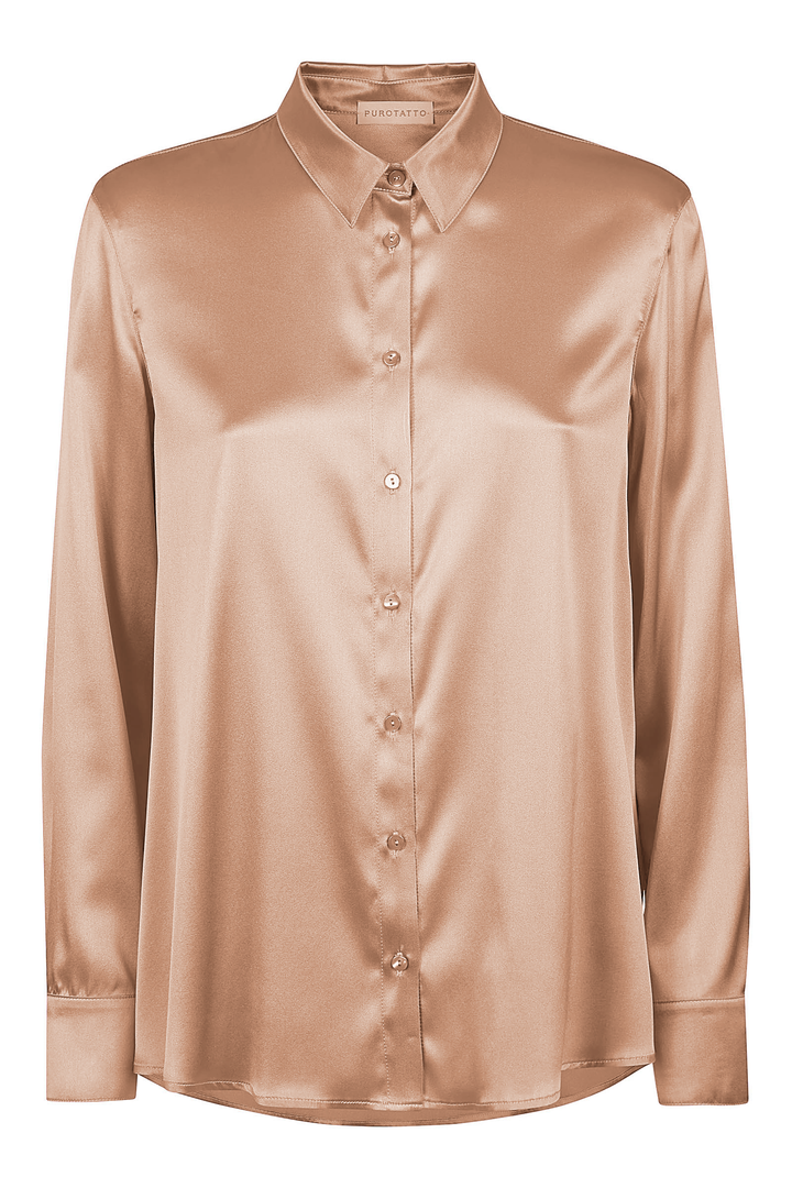 Silk Shirt - Gold