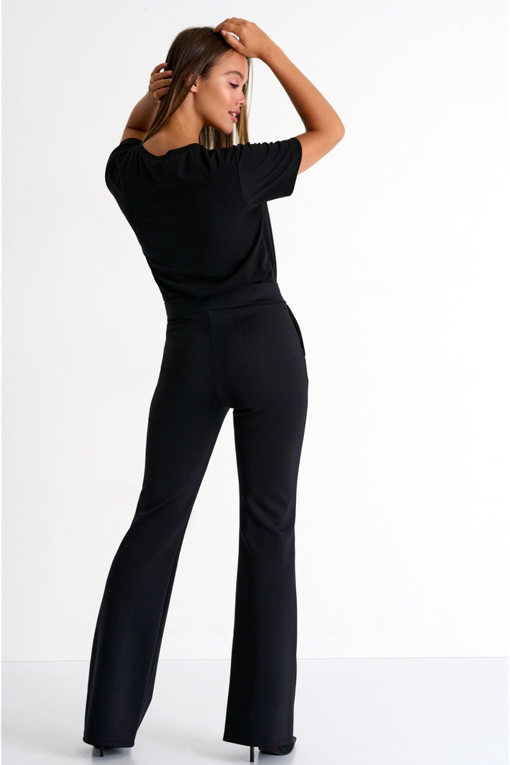 Flare Leg Trouser - Caviar