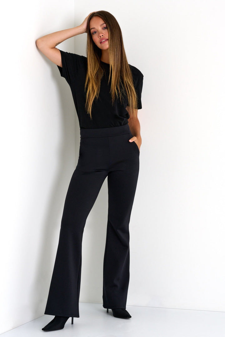 Flare Leg Trouser - Caviar