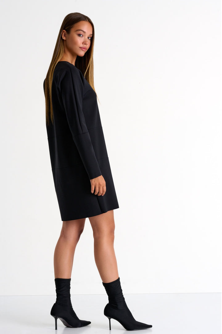 Long Sleeve Round Neck Dress