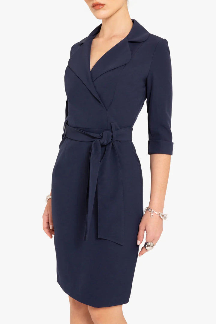 Lucinda Sheath Dress - Pacific Blue