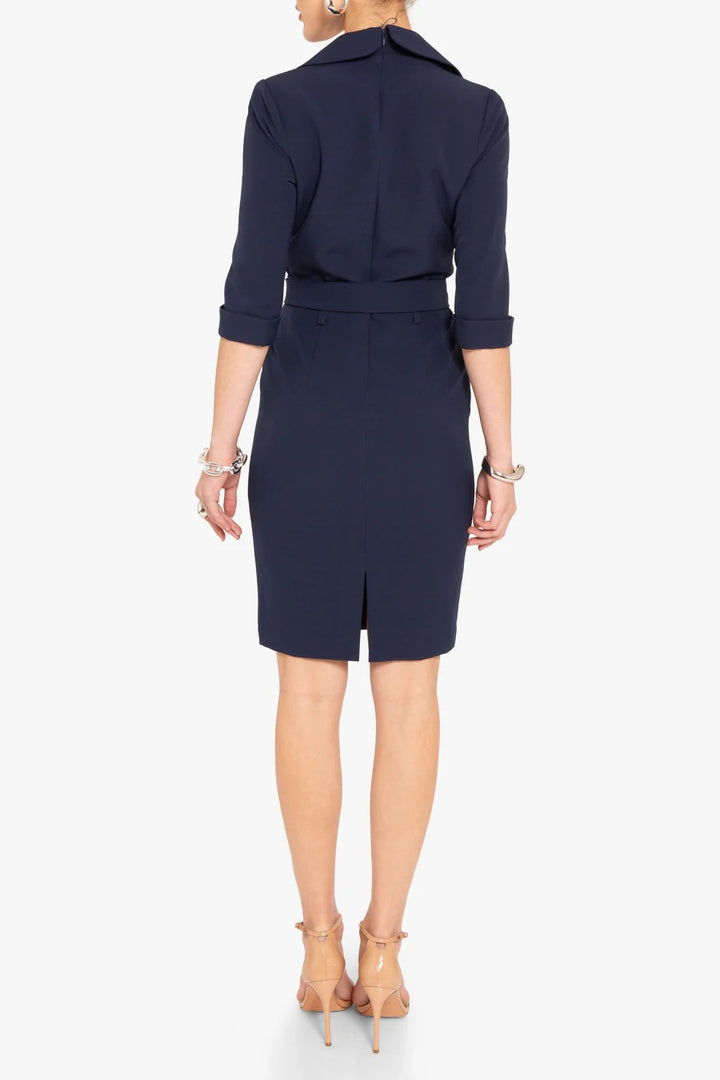 Lucinda Sheath Dress - Pacific Blue