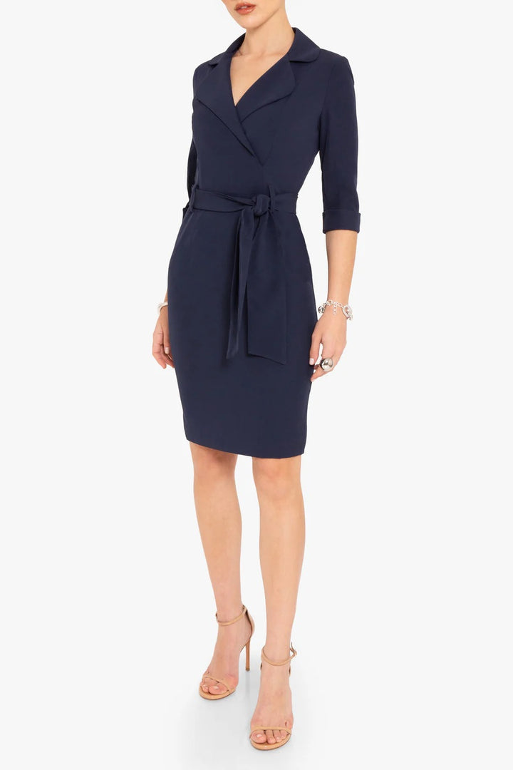 Lucinda Sheath Dress - Pacific Blue