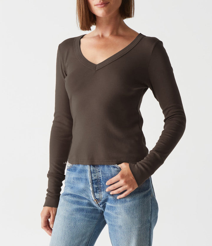 Logan Supima V-Neck Tee