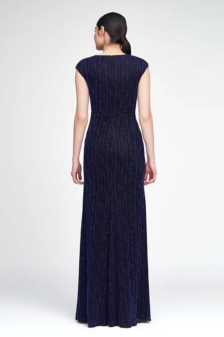 Raya Asymmetric Draped Gown