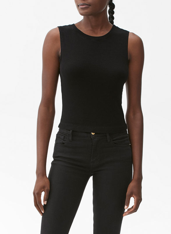 Jorgi Cropped Crewneck Tank