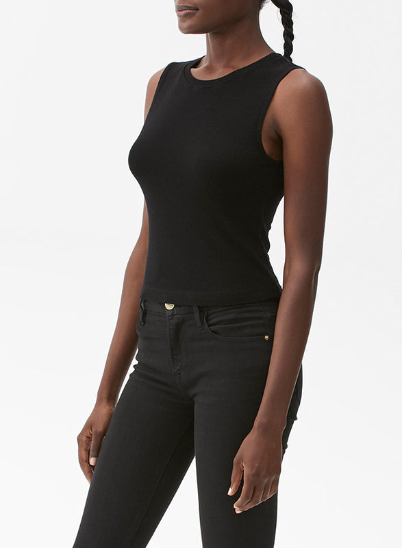 Jorgi Cropped Crewneck Tank