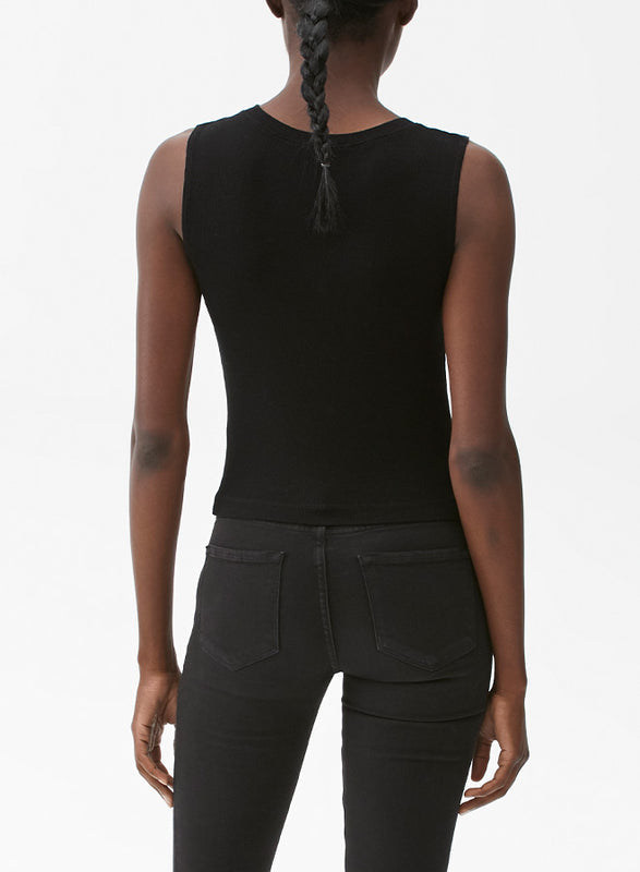 Jorgi Cropped Crewneck Tank