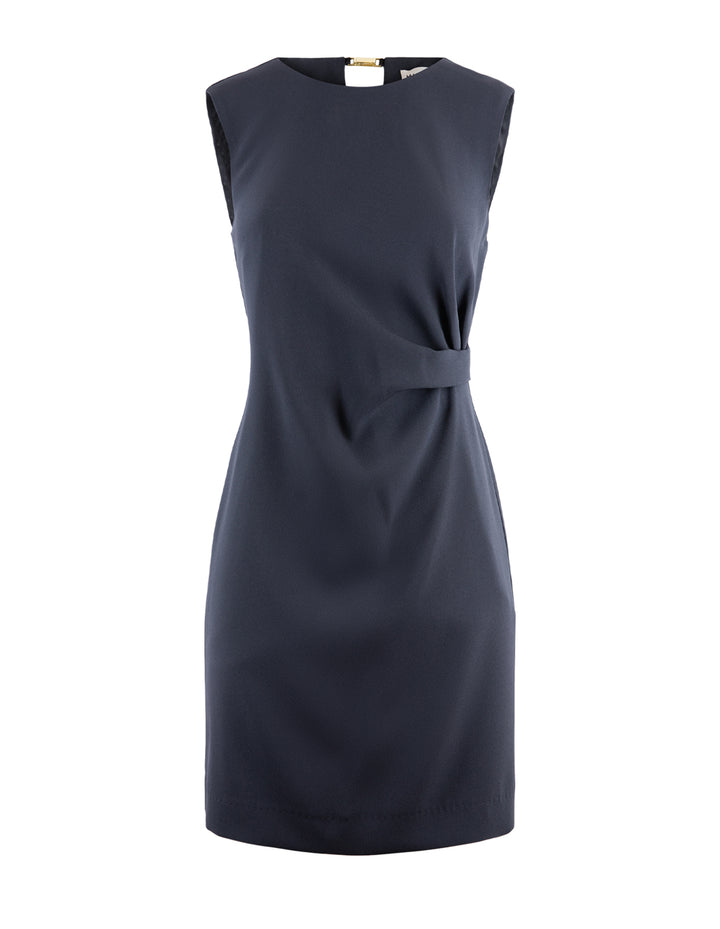 Rossino Sleeveless Knee Length Dress - Navy