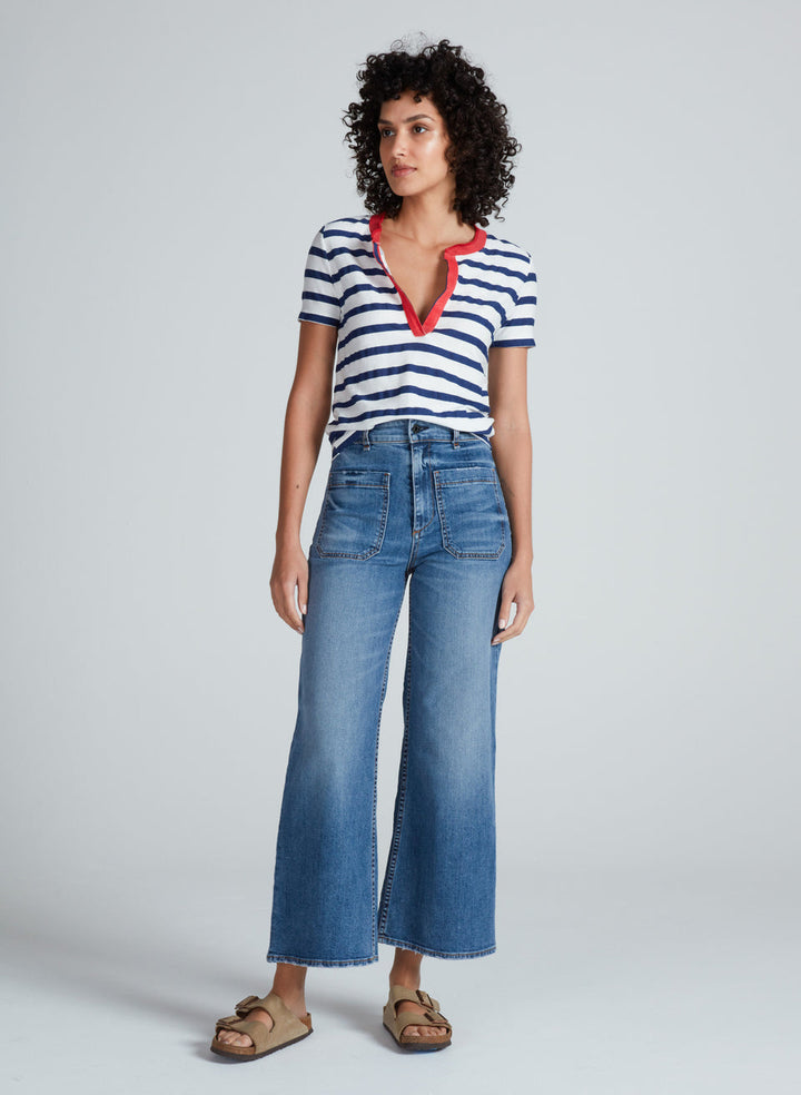 Cropped Sailor Jean
