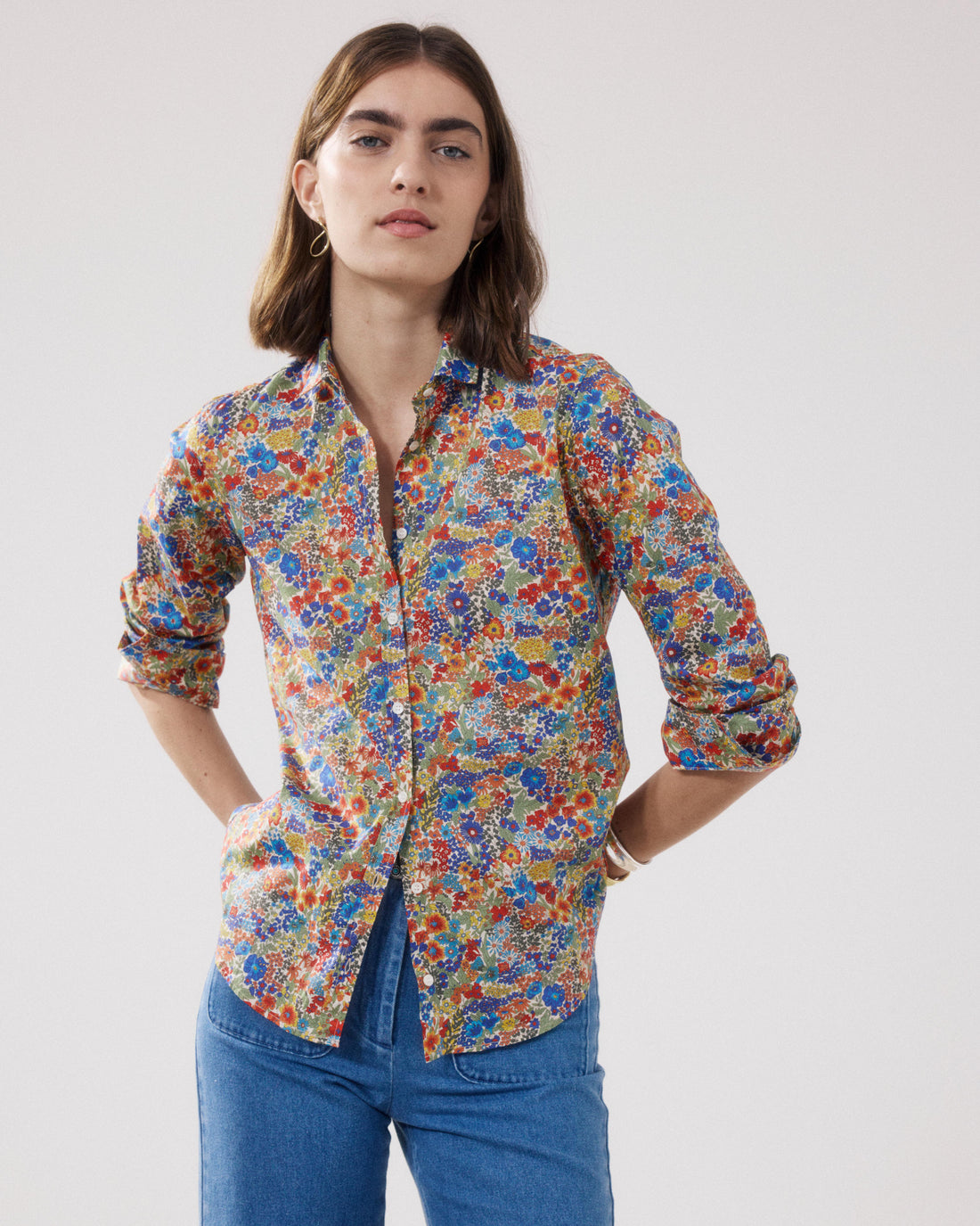 トップス Liberte Corazon Liberty Print Shirt – LIANA NYC
