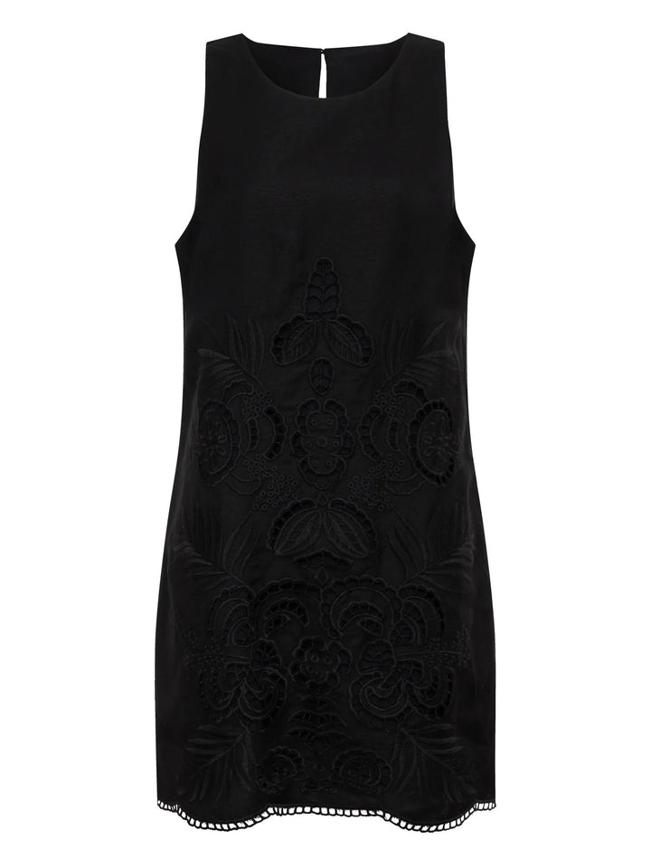 Embroidered Blooms Dress