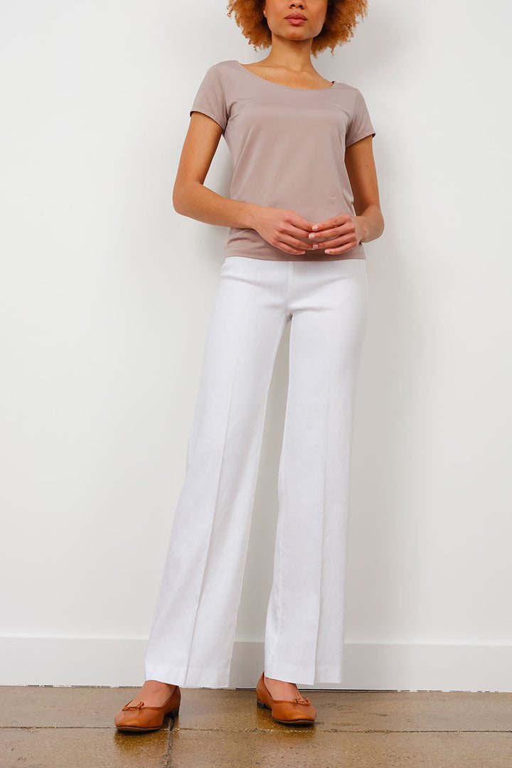 Wide Leg Pull On Pant