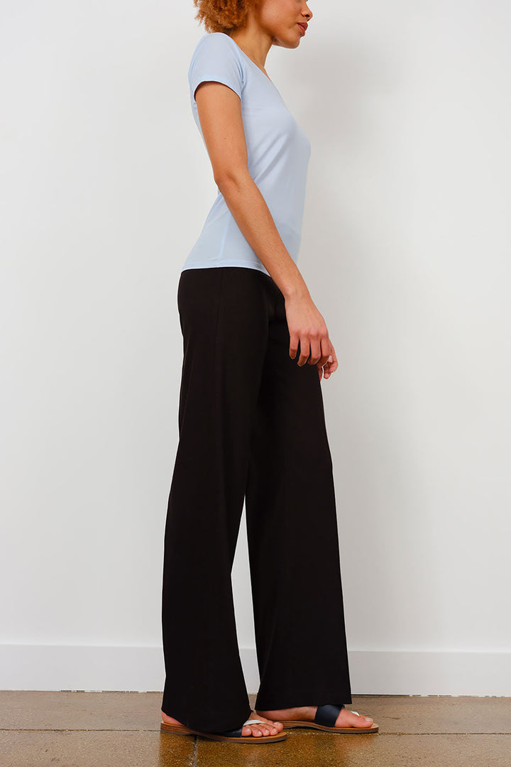 Wide Leg Pull On Pant