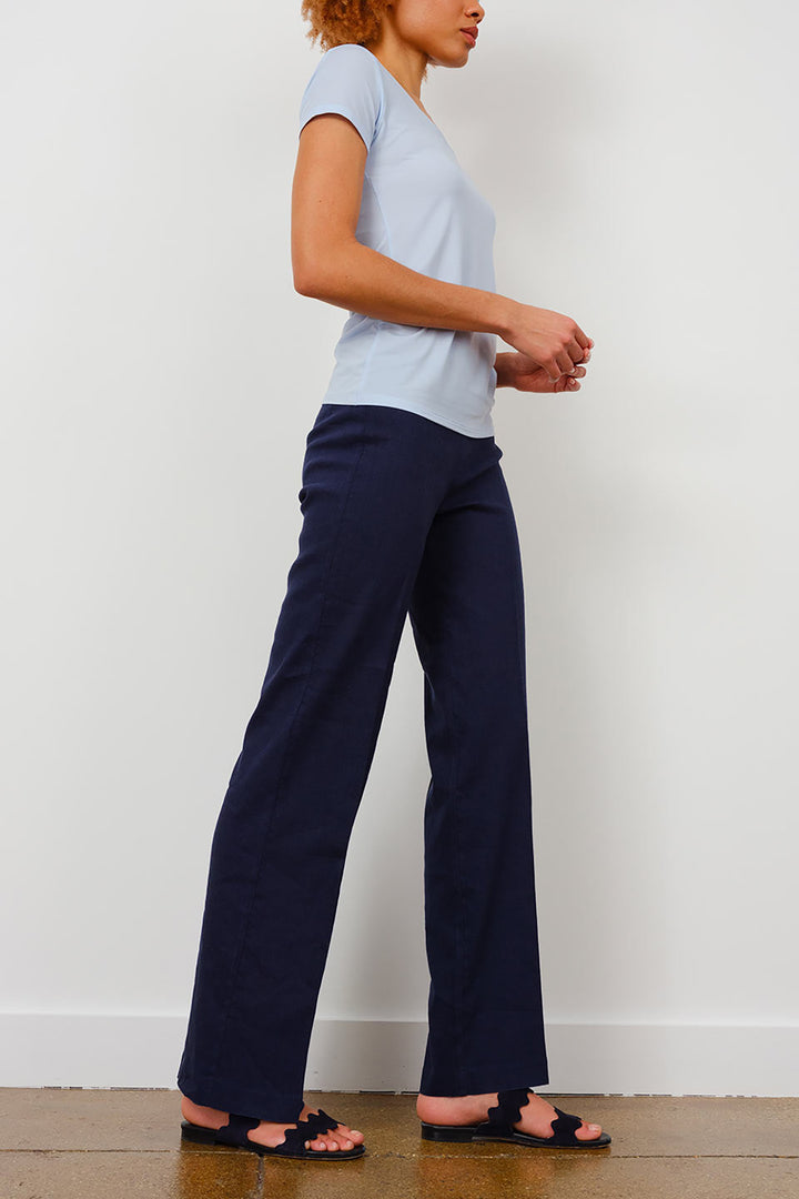 Wide Leg Pull On Pant