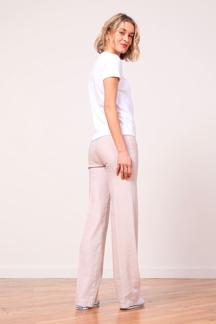 Wide Leg Pull On Pant