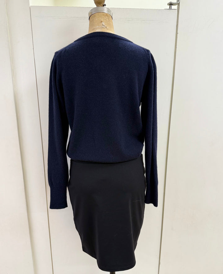 Cashmere Slit Neck - Beluga