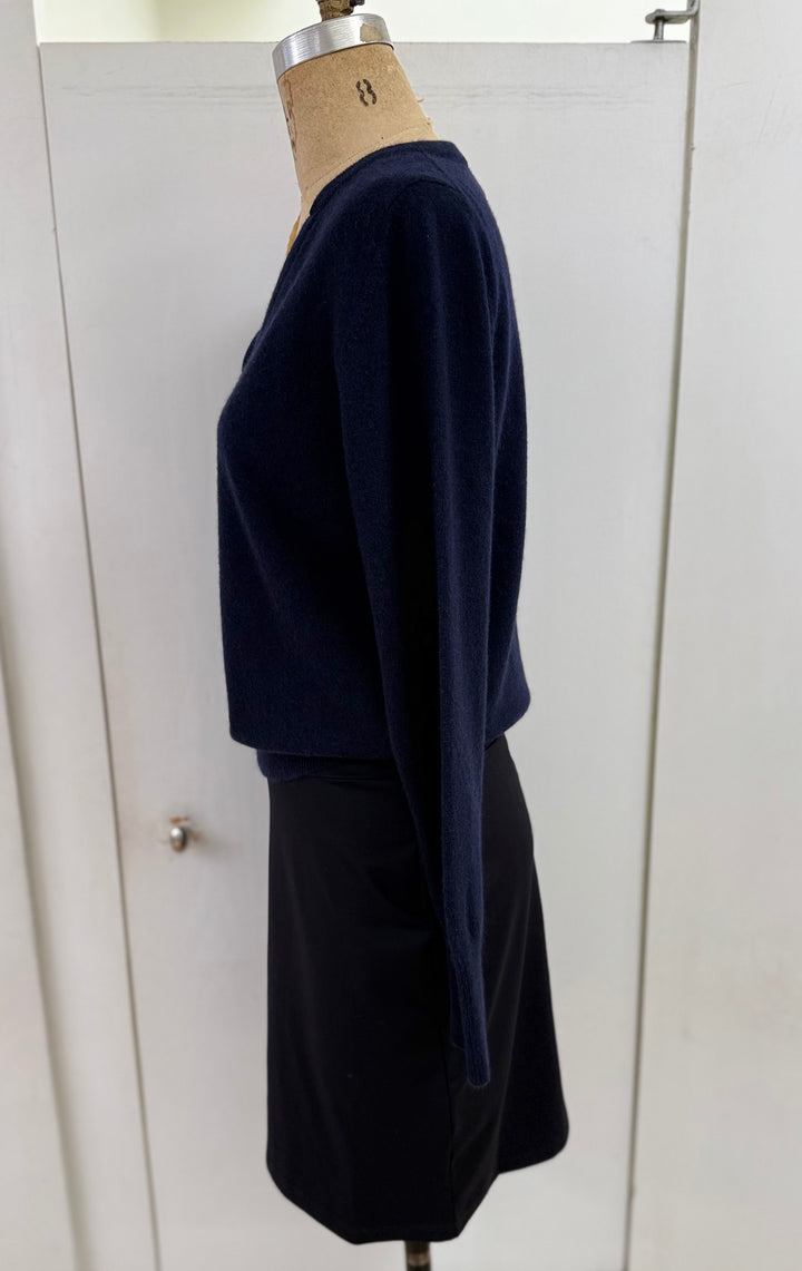 Cashmere Slit Neck - Beluga
