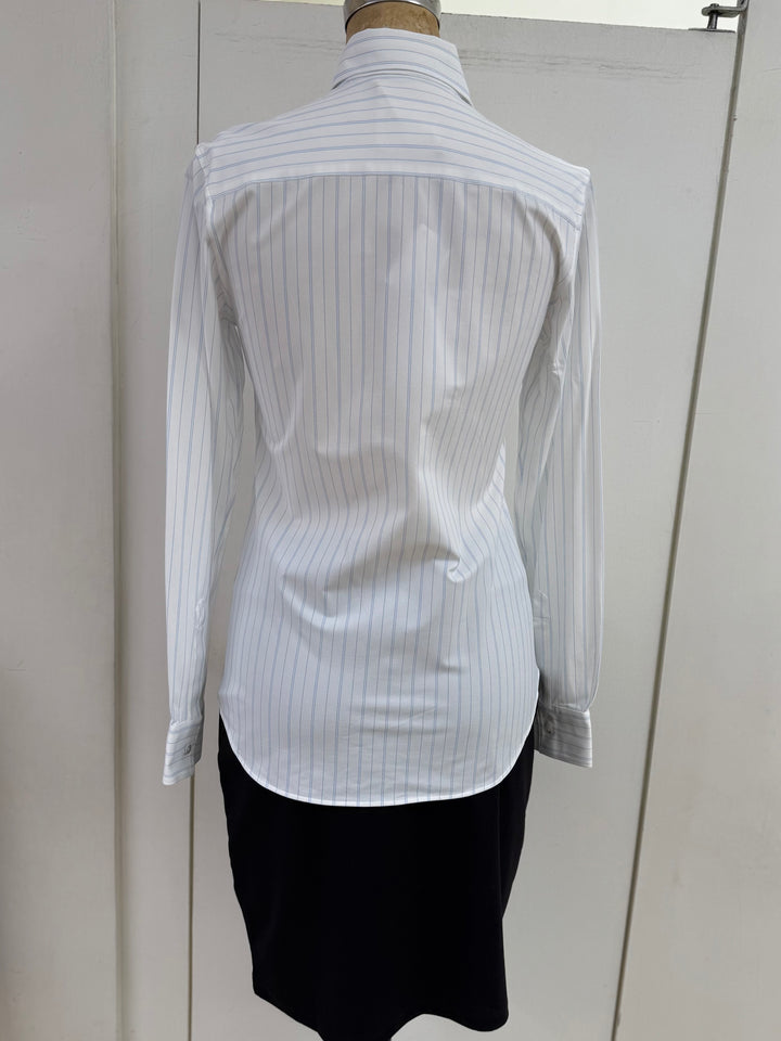 Pina Blouse - Blue Stripe