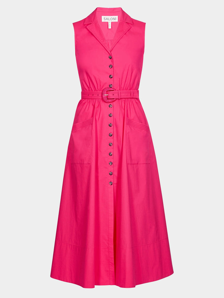Kirat Dress in Honeysuckle Pink