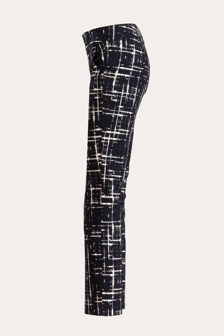 Lulu Straight Cropped Pant Graffiti Print