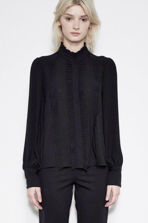 Tuxedo Blouse