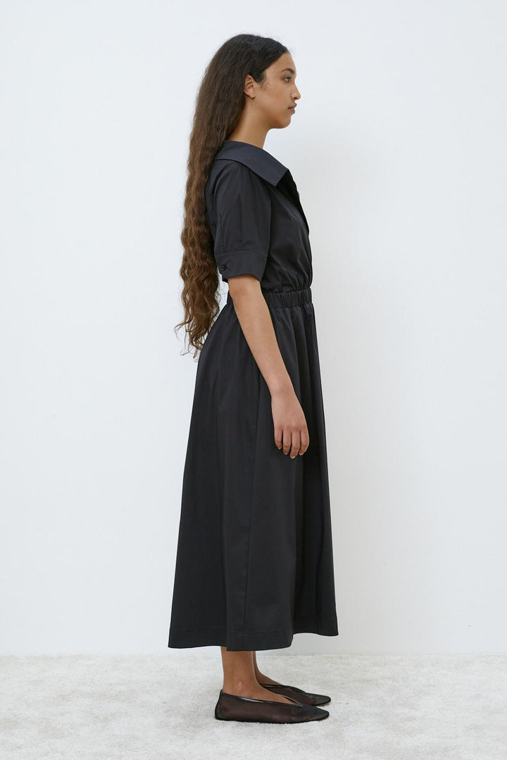 Cotton Portrait Collar Dress