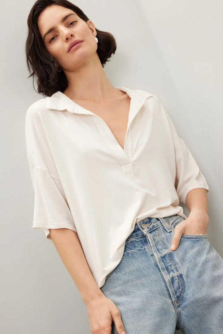 Soft Touch Short Sleeve V-neck Polo