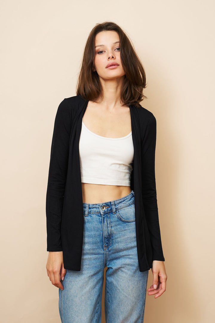 Merino Open Cardigan