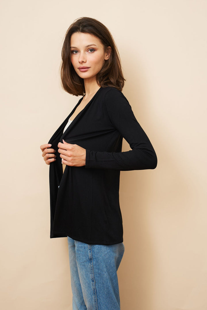 Merino Open Cardigan