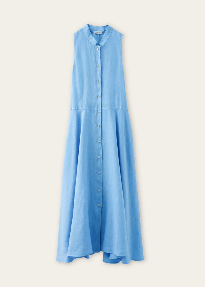 Garment-Dyed Sleeveless Dress