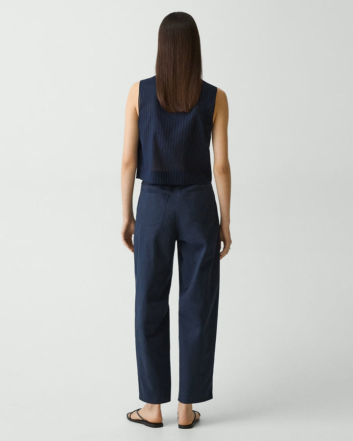 Barrel Pant in Cotton Twill