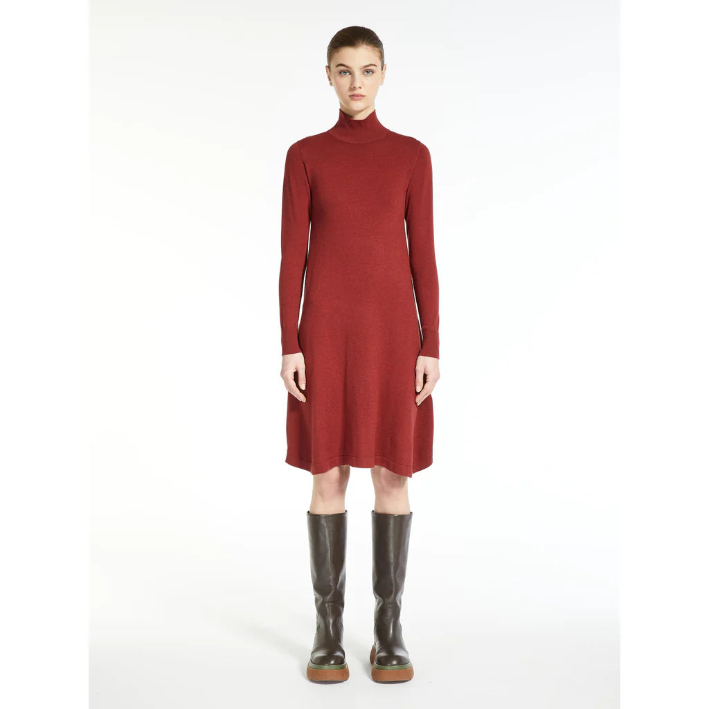 Sesia A Line Turtleneck Dress LIANA NYC