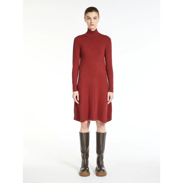 Sesia A Line Turtleneck Dress