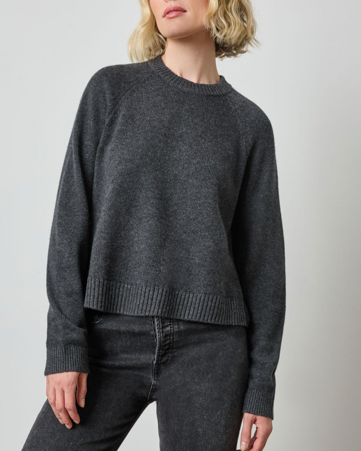 Pleat Back Raglan Sweater