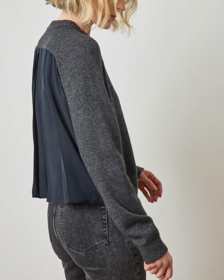 Pleat Back Raglan Sweater