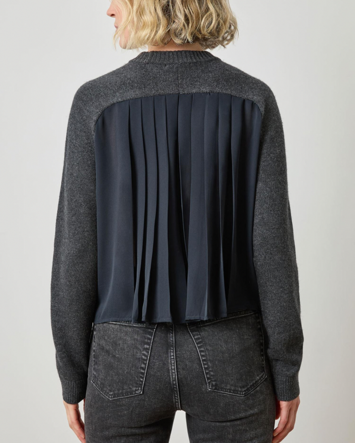 Pleat Back Raglan Sweater
