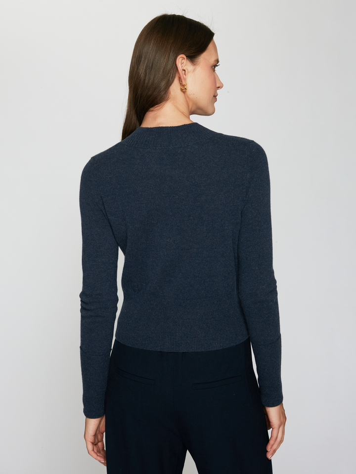 Long Sleeve High V Sweater