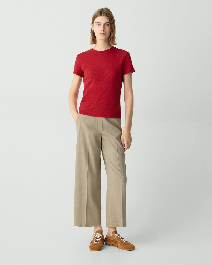 Tiny Tee in Organic Slub Cotton - Cherry
