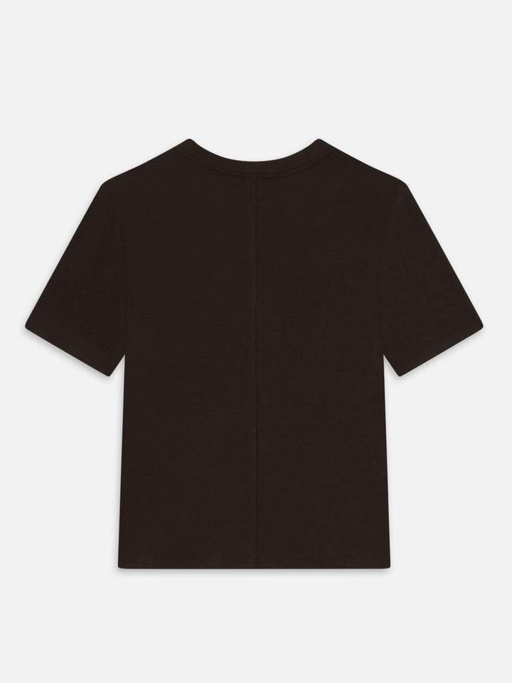 The Rib Baby Tee - Espresso
