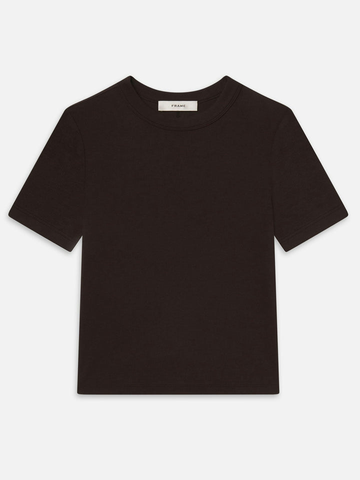 The Rib Baby Tee - Espresso