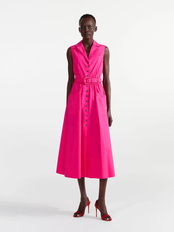 Kirat Dress in Honeysuckle Pink