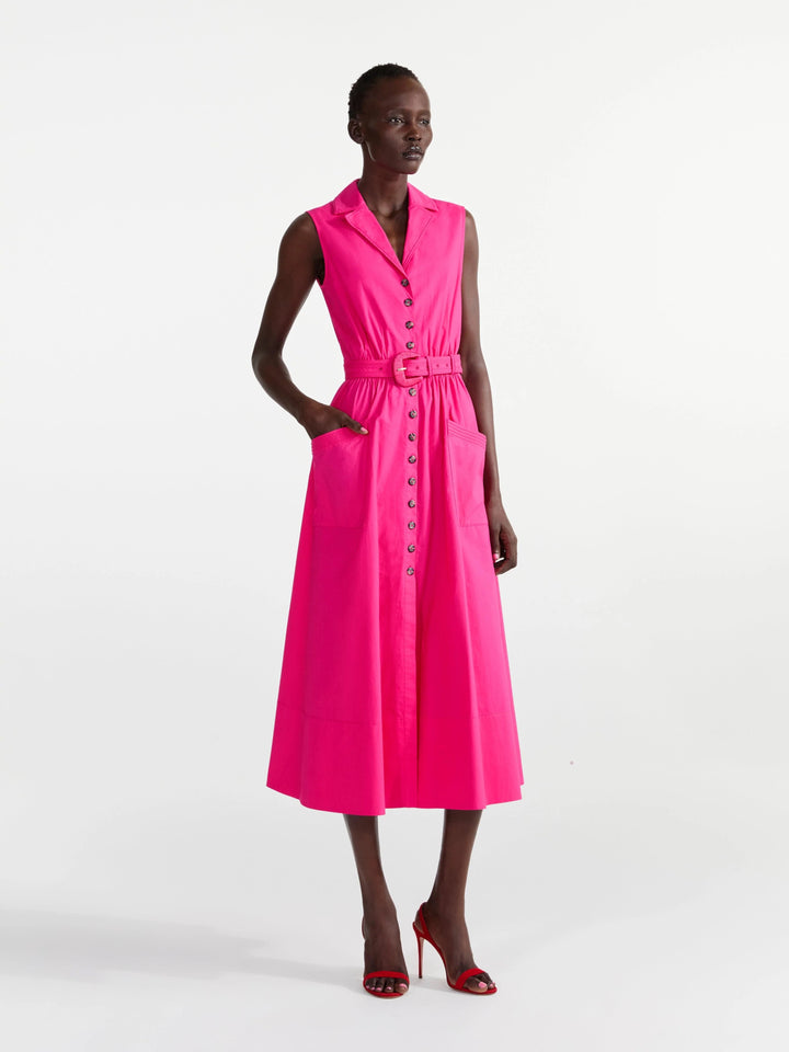 Kirat Dress in Honeysuckle Pink