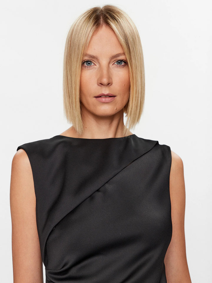 Aletta Short Sleeve Drape Dress